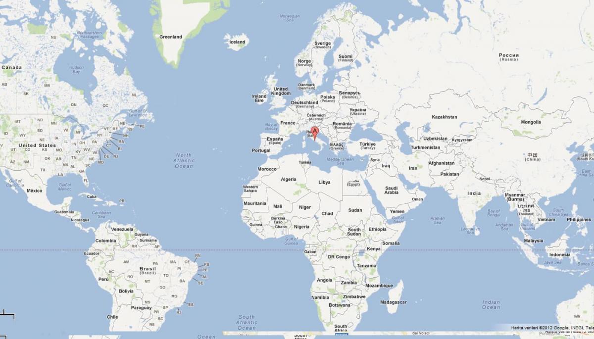 Watykan na mapie świata