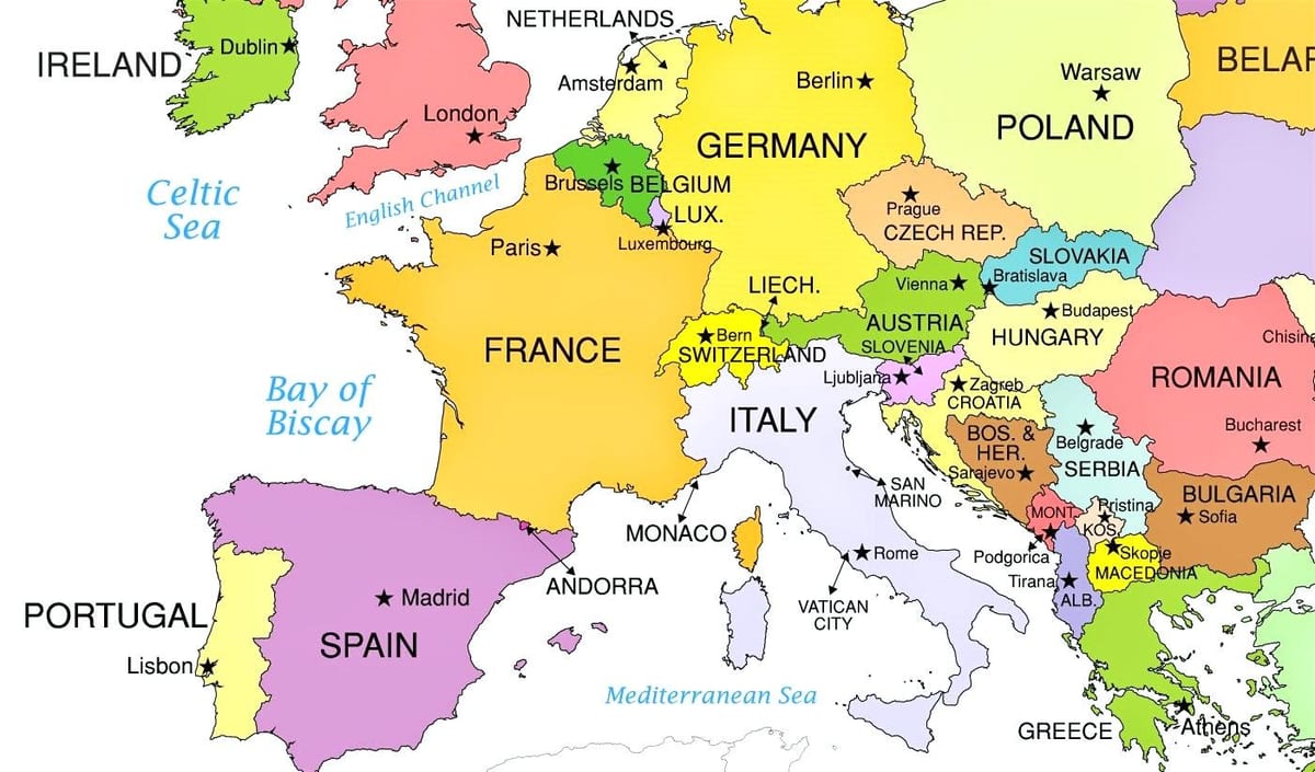 Watykan Włochy mapa