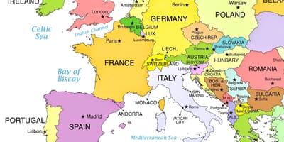 Watykan Włochy mapa